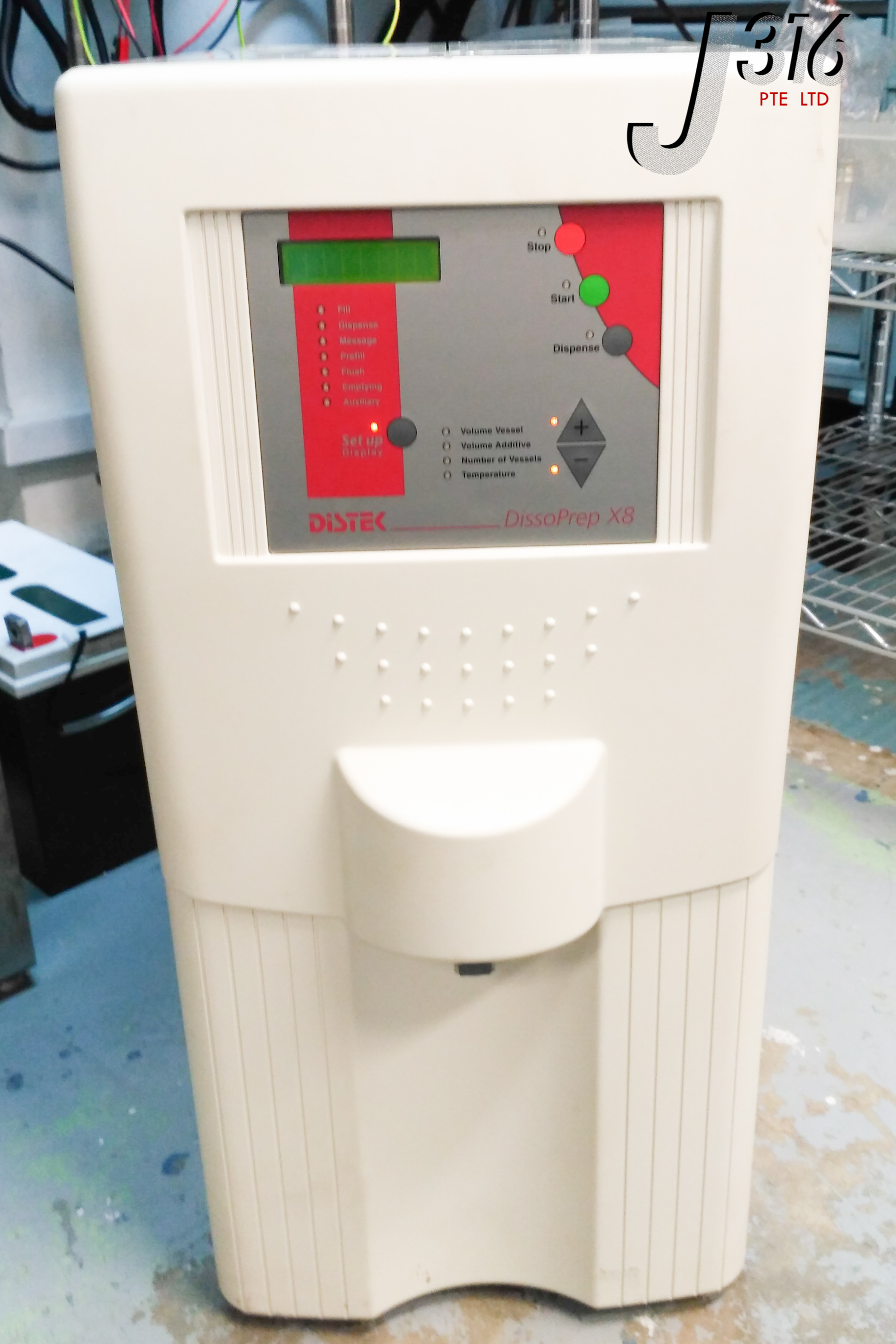 9163 DISTEC MEDIUM DISSOLUTION MEDIA DELIVERY STATION DISSOPREP X8
